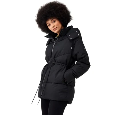 Image of Regatta Womens Rurie Baffled Padded Jacket Black 12