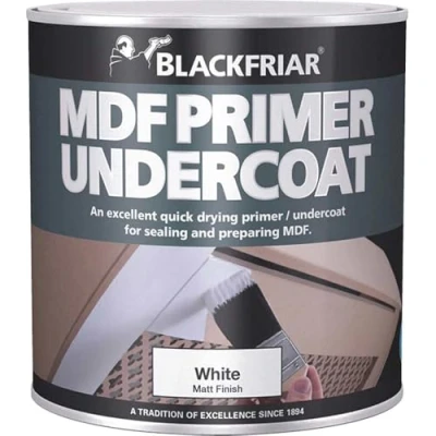 Image of Blackfriar BKFMDFP250 Quick Drying MDF Acrylic Primer Undercoat, 250 ml
