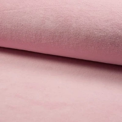 Image of Cuddlesoft Bamboo Wellness Terry Towelling Fabric Material Baby Rose, 1Mtr 150cm x 100cm