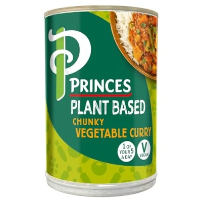 Image of Princes Plant Based Chunky Vegetable Curry 392 g (Pack of 6)