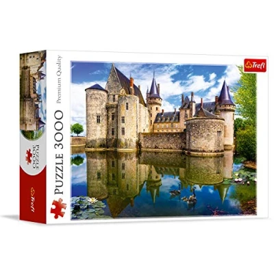 Image of Trefl TR33075 Castle de Sully sur Loire France, Pieces, Premium Quality, for Adults and Children from 15 Years Puzzle, Coloured, 3000 Pièces
