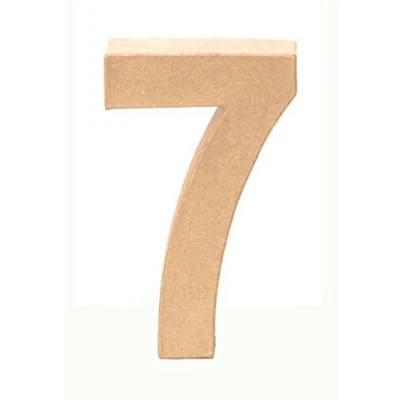 Image of Glorex cardboard number 7, natural