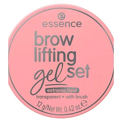 Image of Essence brow lifting gel set, eyebrow gel, transparent, long lasting, defining, fixing, translucent, vegan, no microplastic particles, nanoparticles free, without perfume, 1 pack (12 g)