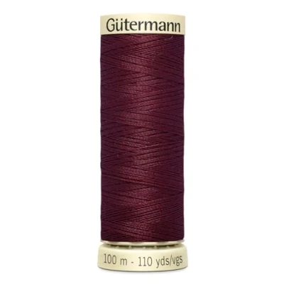 Image of Gutermann Sew All Polyester Thread, Mulberry 0369, 100 m