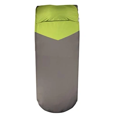 Image of Klymit Unisex&#039;s, Green V Sheet Luxe Sleeping Pad Cover, Grey, One Size, 13PCGRLXD