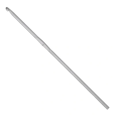 Image of Addi Classic Crochet Hook, Metal, Grey, 15cm 6mm
