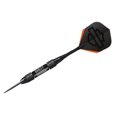Image of Harley Davidson® 60231 Black Lightning Logo&#039;d Steel Tip Dart (23 Grams)
