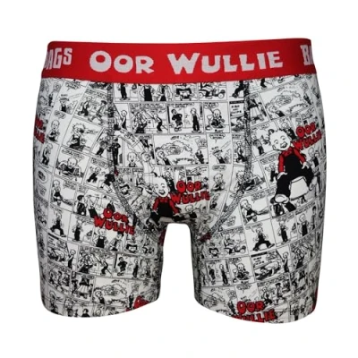 Image of Bawbags Oor Wullie Annual Cotton Boxer Shorts M White
