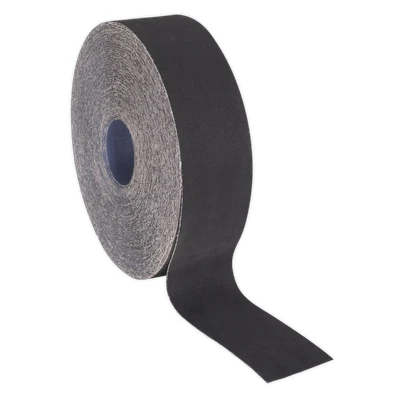 Image of Sealey Emery Roll Blue Twill 50mm x 50m 80Grit