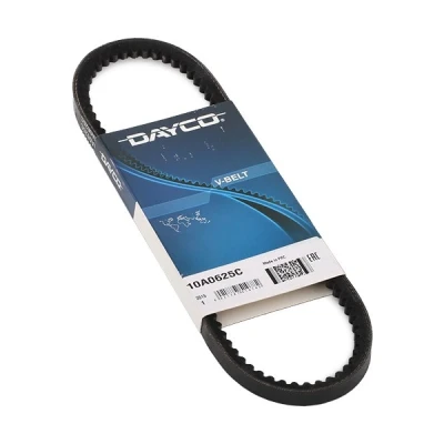 Image of 520005 V Belt DAYCO 10A0625C 10,0mm 625,0mm VOLKSWAGEN: GOLF 2, 1 Cabriolet, TRANSPORTER 3 Bus, RENAULT: 4 Estate, Van, CITROËN: CX 1, C25 Van