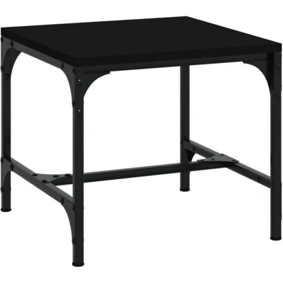 Image of vidaXL Side Table Black 40x40x35 cm Engineered Wood