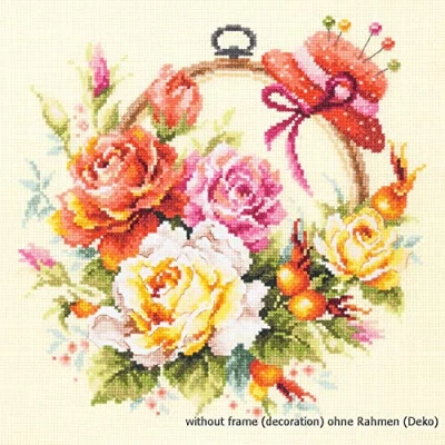 Image of Magic Needle Zweigart Edition 100 122 ZW Counted Cross Stitch Kit Cotton Multi Coloured 25 x cm
