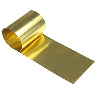 Image of GOONSDS H62 Brass Sheet Metal Thin Foil Plate Shim for Metalworking Long 1000Mm/39.9Inch,0.15mm*200mm