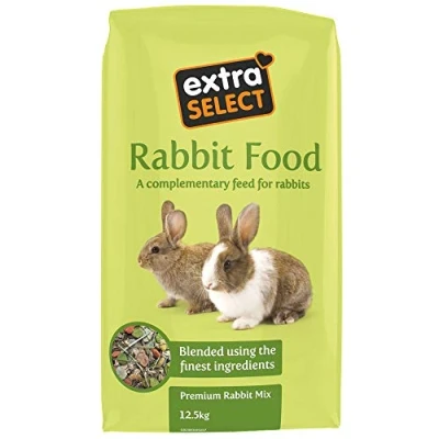 Image of Extra Select Premium Rabbit Mix Muesli, Nuggets, Peaflakes,and Forage with Vitamins &amp; Minerals 12.5kg