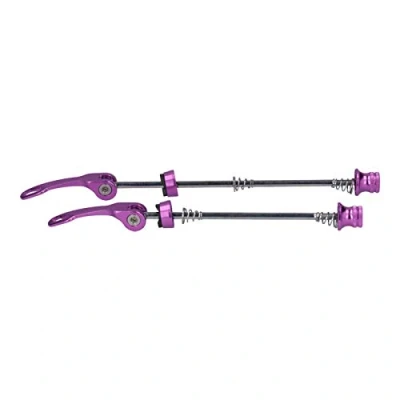 Image of 2pcs bicycle Wheel Skewer, Road Mountain Quick release Skewers Bike Front Rear skewer Accessory(Purple)quick
