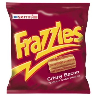 Image of Smiths Frazzles Crispy Bacon Flavour Corn Snacks Pack of 30