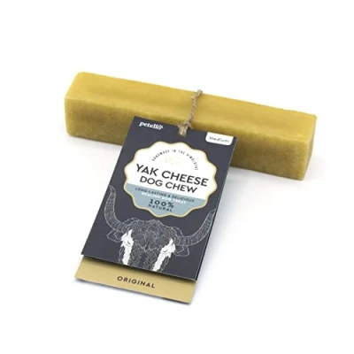Image of Petello Yak Cheese Himalayan Dog Chew Protein Rich Long Lasting Treat 75g, Natural