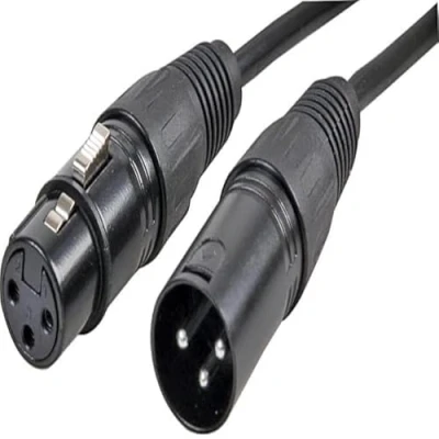 Image of Pro Signal PSG3339 XLR 3m 3 Pin Male to Female Microphone Lead, Black