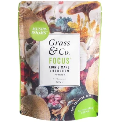 Image of Grass &amp; Co. FOCUS Mushroom Powder 100g