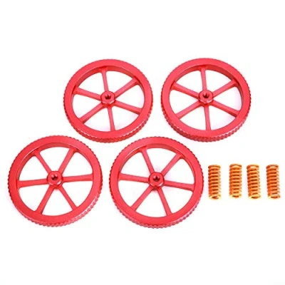 Image of 4Pcs Aluminum Hand Twist Leveling Nut Spring Kit for Ender 3/3 Pro / 3 X, 5/5 plus 5 pro, CR 10, 10 V2 Printer