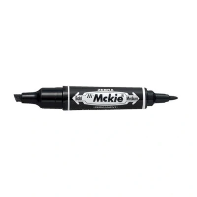 Image of Zebra McKie Bold Marker Pen Black (Pack of 10)