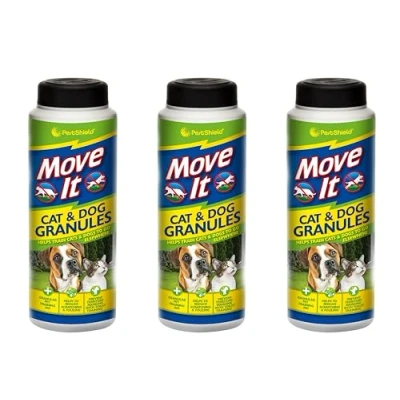 Image of E Trade 3 x Move It Cat &amp; Dog Repellent 300g 100% Natural Non Toxic Pestshield New