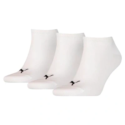 Image of PUMA Sportive Sneaker Sock Pack of 3 White, 12 14 UK (47 49 EU), one size