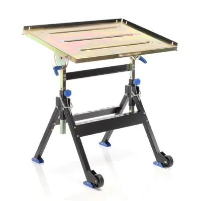 Image of XPOtool Folding Welding Bench up to 150kg Cart Adjustable in Height Inclination 90