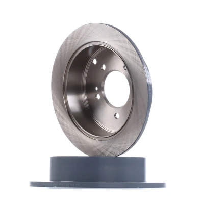 Image of 584112Y300, 584113A300 Brake disc FEBI BILSTEIN 31362 Rear Axle 284mm 10,4mm 5 Hole 114,3mm solid Coated HYUNDAI: ix35, SANTA FE 2, Tucson