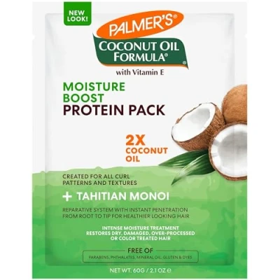 Image of Palmers Coconut Hair Oil Formula With Deep Conditioning Protein Pack , 2.1 Oz ( of 4 )