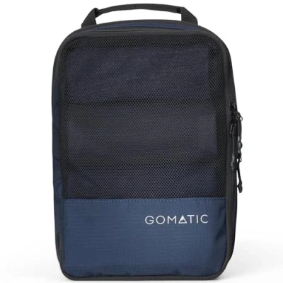 Image of Gomatic Packing Cubes, Compression Luggage organisers for Carry On, Suitcases, Travel Bags, Medium Navy