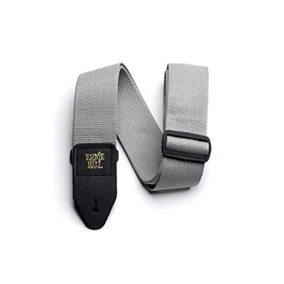 Image of Ernie Ball Gray Polypro Guitar Strap