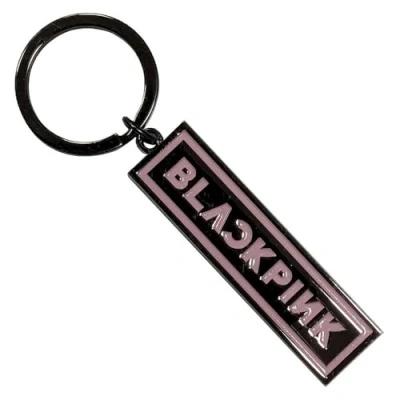 Image of Rock Off officially licensed products BlackPink Band Logo Keyring Keychain One Size
