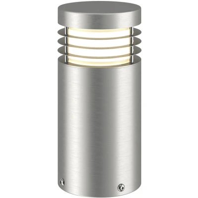 Image of Arcchio Caramia pillar lamp, 23 cm, stainless steel, seawater resistant