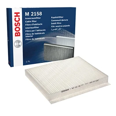 Image of 971332D000, 971332D000AT, 971332D100, 971332D100AT, 971332D900 Pollen Filter BOSCH 1 987 432 158 Particulate 229mm 267mm 29,5mm