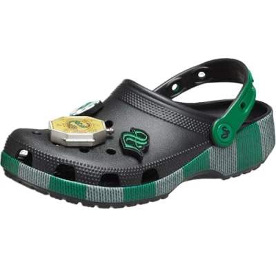 Image of Crocs Harry Potter Slytherin Unisex Pool slides multicoloured for kids, Size: 11K, Multi coloured Synthetics