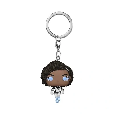 Image of Funko POP! Keychain: The Marvels Photon Novelty Keyring Collectable Mini Figure Stocking Filler Gift Idea Official Merchandise Movies Fans Backpack Decor