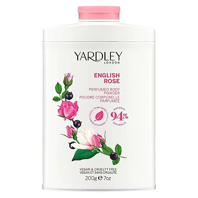 Image of Yardley London English Rose Perfumed Body Powder 200g