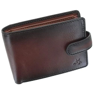 Image of VISCONTI Atelier Collection Henry Leather Wallet RFID and Tap n Go AT72 Burnished Tan