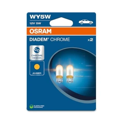 Image of OSRAM DIADEM® Chrome, WY5W, Double Blister (2 lamps)