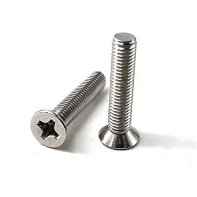 Image of M3x12 Phillips Screws 304 Stainless Steel Flat Head Machine Countersunk Screw (Pack of 100)