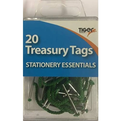 Image of 15 TIGER ESSENTIAL TREASURY TAGS