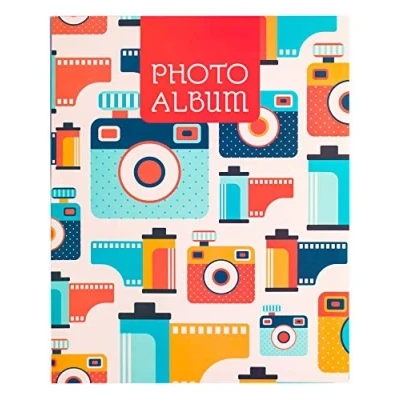 Image of Grupo Erik Vintage Camera Photo Album 8x5 13x20 cm Family 48 Pockets Friend Gifts Books For Memories Slip In