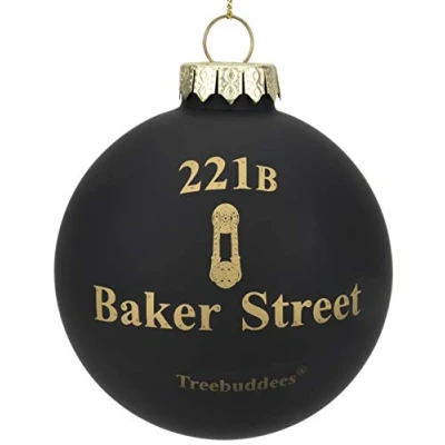 Image of Tree Buddees 221B Baker Street Sherlock Holmes Christmas Ornament