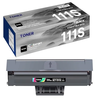 Image of Coloran D111S D111L Toner cartridges Replacement for Samsung MLT Compatible Xpress M2026 M2026W M2020 M2020W M2021 M2021W M2022 M2022W M2070 M2070W M2070FW M2078W (1 Black Pack)
