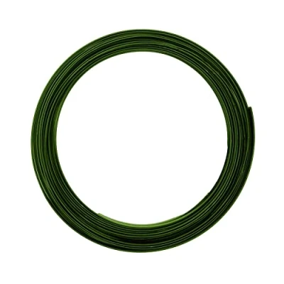 Image of Vaessen Creative Aluminium flat wire 5x1mm 5m dark green,