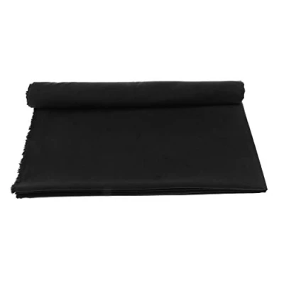 Image of sharprepublic 1Pcs Faux Solid Microsuede Microfiber Suede Ultra Durable Upholstery Grade Fabric by The Yard (100 x 150cm) Black