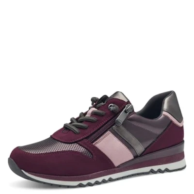 Image of MARCO TOZZI Women&#039;s Laced Trainers 2 23707 41 Sneaker, Berry Comb, 6 UK