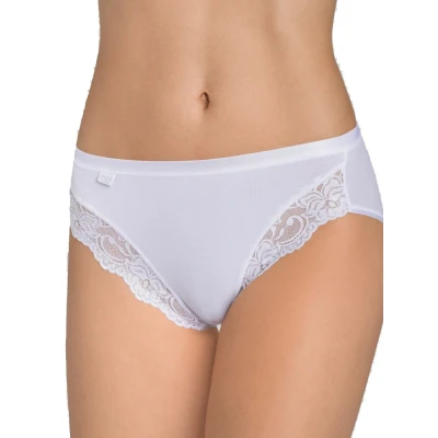 Image of Sloggi Womens Romance Tai Brief, White, 20 UK