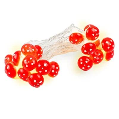 Image of Toadstool String Lights Battery Operated